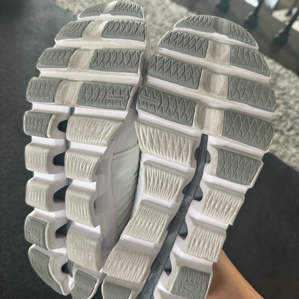 On Running Gray Athletic Shoes with Cushioned Sole - Picture 3 of 5